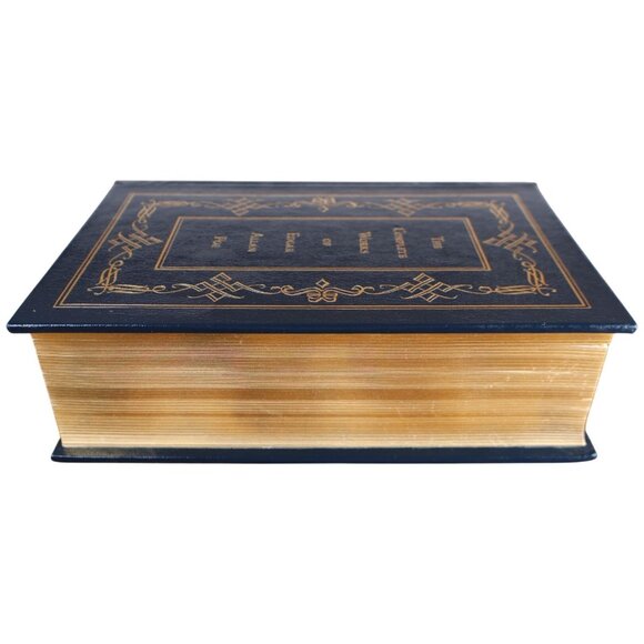 Complete Works of Edgar Allan Poe HC 1997 Tally Hall Gold Edges Ribbon Bookmark - Picture 3 of 14